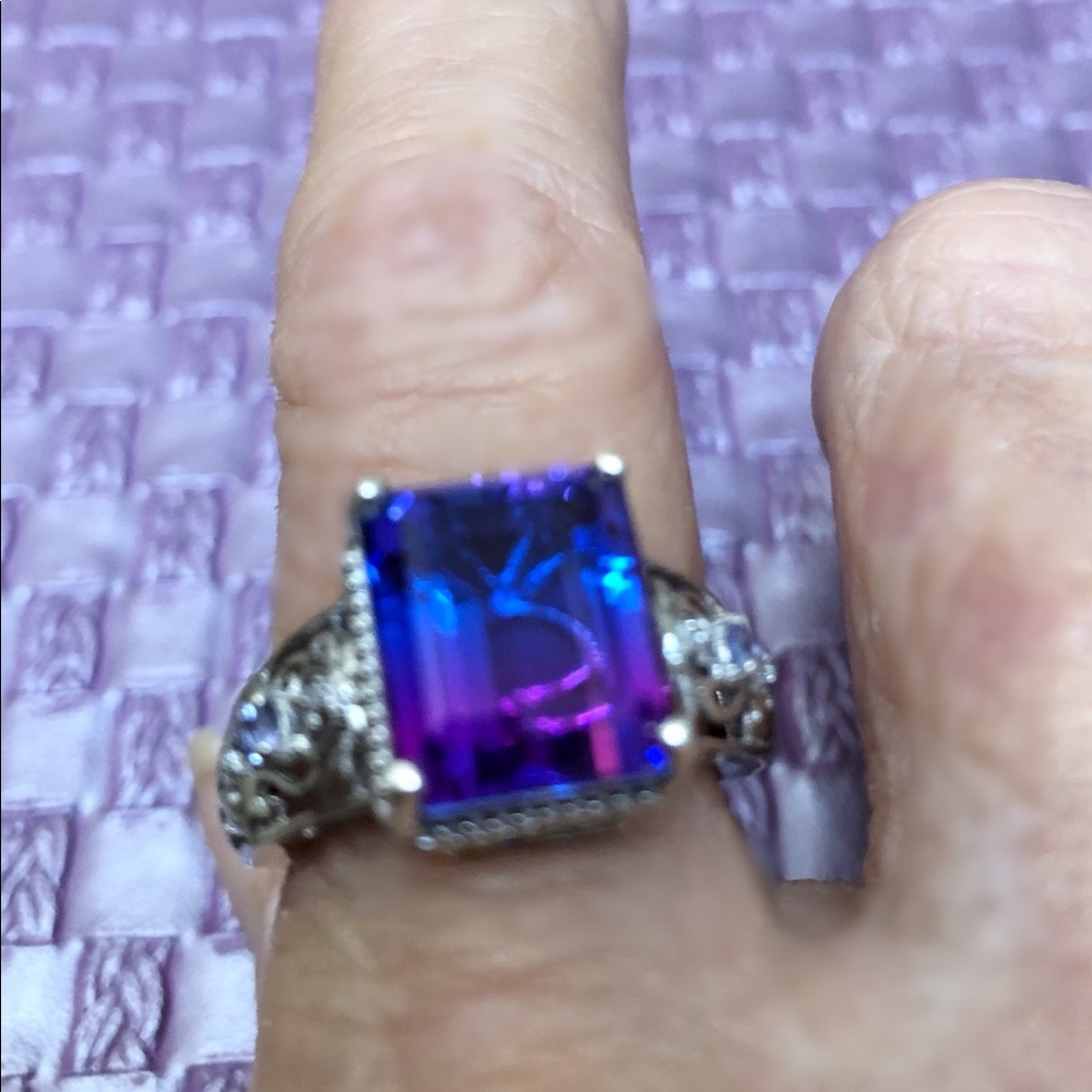 Midnight Orchid Quartz Ring - Picture 4 of 4